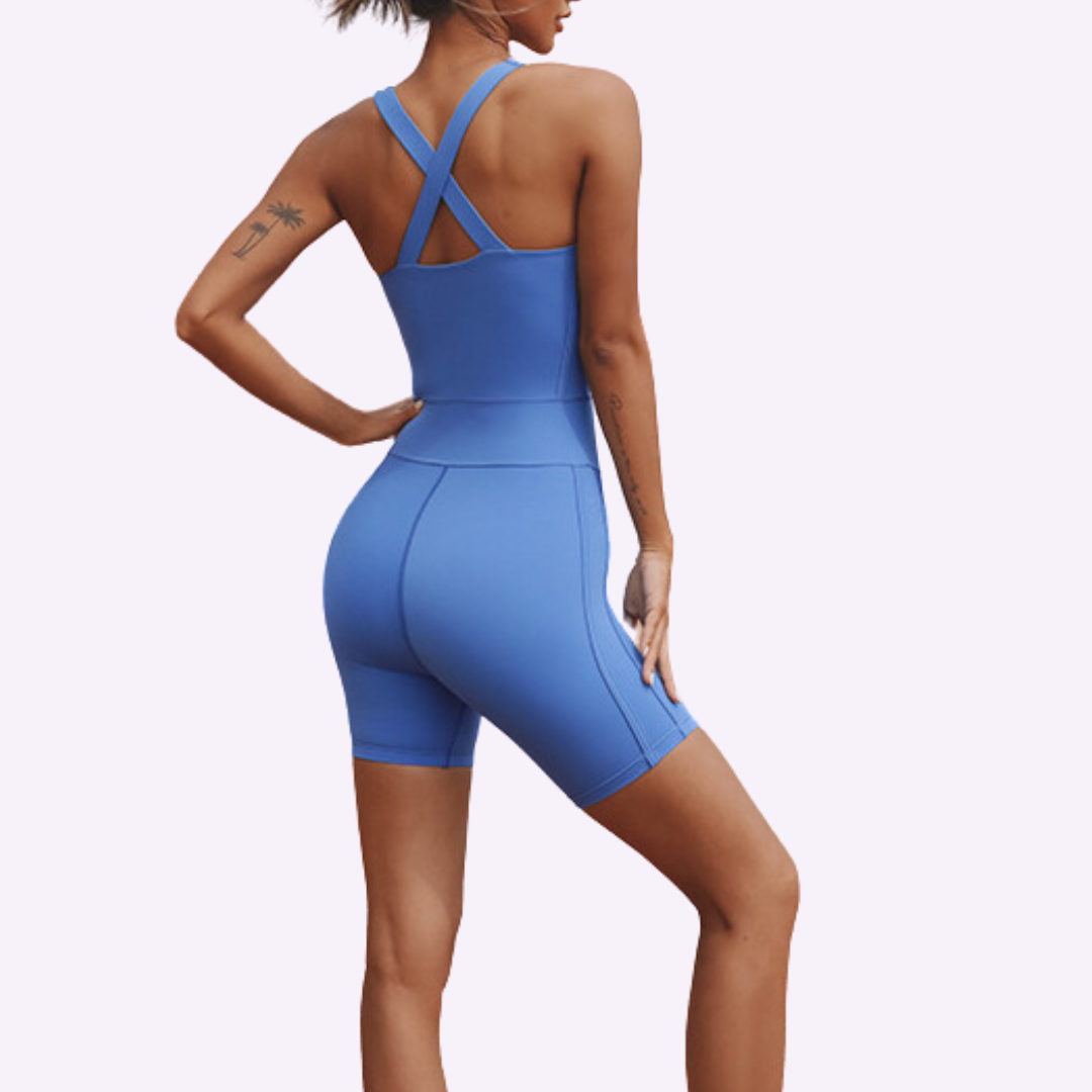 SculptFit Jumpsuit | Blue